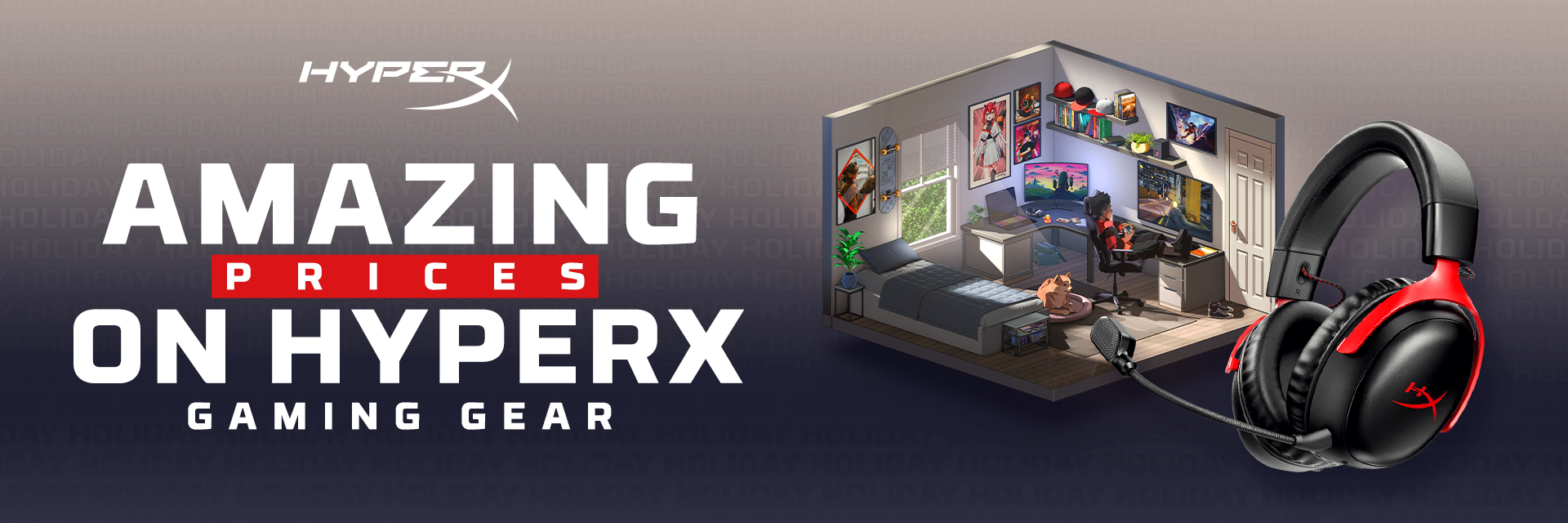 Level up your set up this Christmas with HyperX